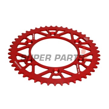 Заден пиньон -JT- JTA210,47RED, 47 зъба, червен, алуминиев, Betamotor RR 125 2018-2021, RR 250 2013-2021, RR 400 2013-2016, RR 450 2013-2014, Honda CR 125 1979-2007, CR 250 1984-2008, CR 500 1984-2001, CRF 150 2003-2018, CRF 230 2003-2019