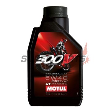 Двигателно масло -MOTUL- 300VFLOFF 5W40 1L 104134, 5W40, пълна синтетика + естер, 1L