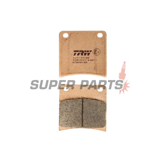 Накладки -TRW- MCB591SH, Kawasaki Z1300/ZG1300 DFI, Z500B, Suzuki GSX600F/750F/1100F Katana, GSX1100G, VX800 (1979-1997)