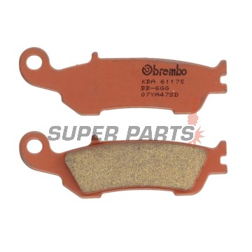 Накладки -BREMBO- 07YA47SD, Yamaha YZ 250F (2007)