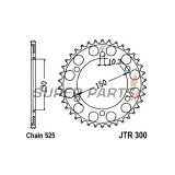 Заден пиньон -JT- JTR300,43, 43 зъба, стоманен, Honda XL 400 1988-1998, XL 600 1987-2000, XL 650 2000-2007, XL 700 2008-2013, XRV 650 1988-1990, Yamaha FZ8 800 2009-2016, TDM 900 2001-2014, TRX 850 1995-2000