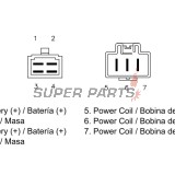 Реле за зареждане -DZE- реле-регулатор, 12V, 35A, HONDA VTX 1300 2003-2009