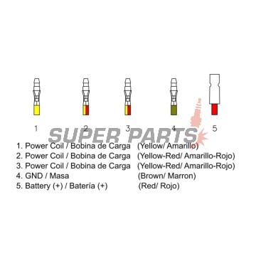Реле за зареждане -DZE- реле-регулатор, 12V, 35A, POLARIS RANGER, SPORTSMAN 500/600/700 2004-2004