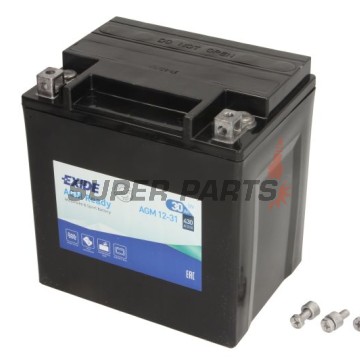 Акумулатор -EXIDE- YB30L-B AGM12-31 RE, 30Ah 12V