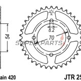 Заден пиньон -JT- JTR257,40, 40 зъба, стоманен, Honda C 50 1975-1988, C 70 1985-1986, C 72 1975-1984