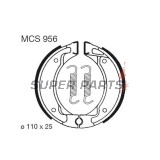 Накладки (челюст) -TRW- MCS956, 110x25mm, MBK Active50 Booster/Booster NG/Booster Rocket Fizz50 Forte50 Flipper50 Yamaha CW50 BWS DT50/80 PW80 RS100 SR125 Crypton105 Breeze50