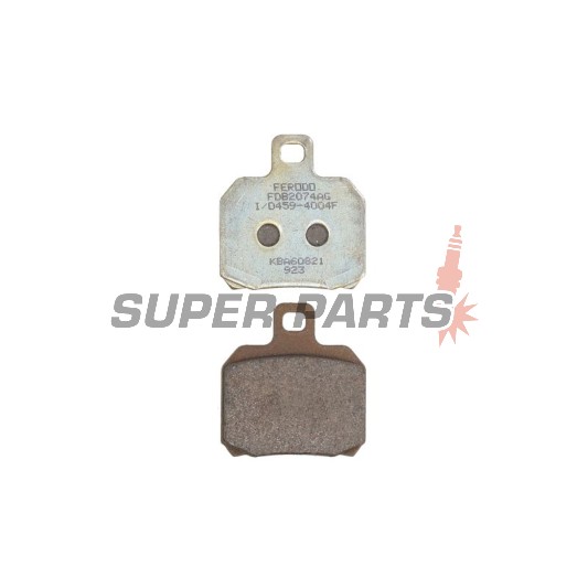 Накладки -FERODO- FDB2074AG, Aprilia ETV, RS, RSV, SL, Tuono; Benelli TNT, Tornado, TreK; Ducati 1098, 1198, 848, Monster, Multistrada, Panigale; KTM RC8, Super Duke; Moto Guzzi Breva, Nevada; Piaggio Beverly, X8, X9; Yamaha YP, VP, XQ