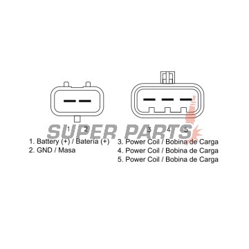 Реле за зареждане -DZE- реле-регулатор, 12V, 50A, POLARIS RANGER, RZR 900 2013-2015
