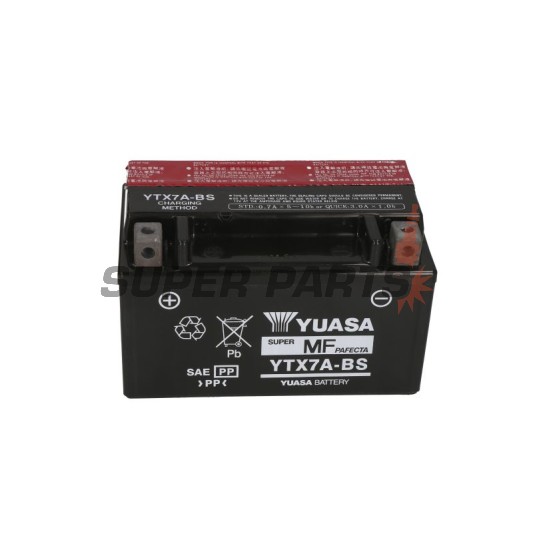 Акумулатор -YUASA- YTX7A-BS, 6Ah 12V
