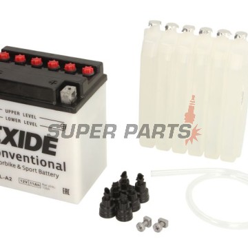 Акумулатор -EXIDE- YB10L-A2, 11Ah 12V