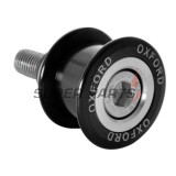 Въртящи ролки за мото стойка -OXFORD- Spinners M12 x1.25, черни