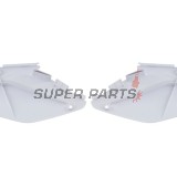 Задни странични пластмаси -POLISPORT- бели, HONDA CR 125/250 2002-2007