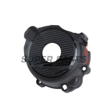 Предпазител за капак на статора -POLISPORT- черен, SUZUKI DR-Z 400 2000-2023