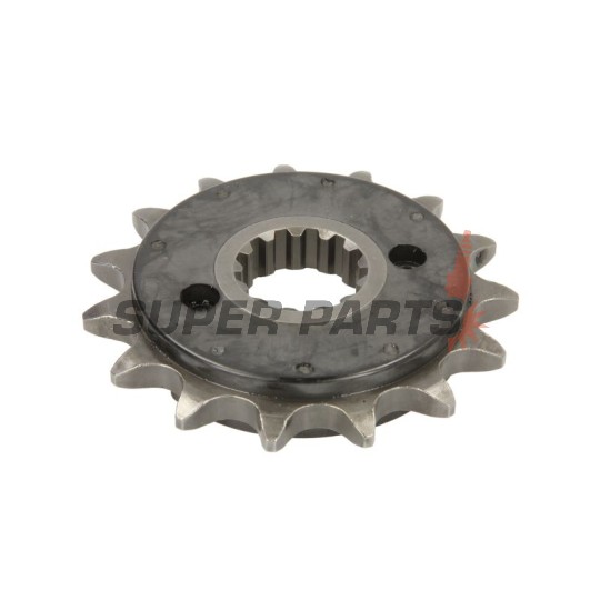 Преден пиньон -JT- JTF308,15RB, 15 зъба, с гумен демпфер, Aprilia Pegaso 650 2007-2009, Pegaso 660 2005-2009, Derbi Mulhacen 660 2007-2012, Honda FMX 650 2004-2008, FX 650 1999-2001, NX 650 1988-2001, SLR 650 1997-1998, Suzuki GSX-R 1100 1989-1994