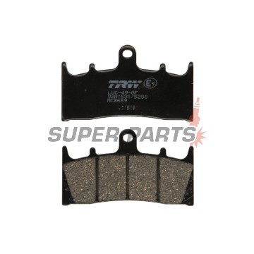 Накладки -TRW- MCB659, Kawasaki VN 1500/1600, ZR 1100, ZRX 1100/1200, ZX-6R 600/636, ZX-7R 750, ZX-9R 900; Suzuki GSF 1200, GSX 1400, GSX-R 1000, VZ 1600 - 1996-2008