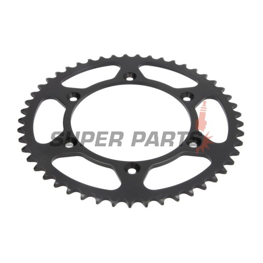 Заден пиньон -JT- JTR822,49, 49 зъба, стоманен, Betamotor RR 250/400/450 2005-2012, RR 520 2010-2014, RR 525 2005-2009, RR Enduro 250/450/525 2005-2008, RR Enduro 350 2012, Cagiva WMX 125/250 1989-1992, Gas Gas EC 125/300 2000-2012
