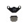 Накладки -TRW- MCB522, Adly Cat/G-Shock/Super Sonic/Thunderbike 50-125, Aprilia RS4 125, SX 50, Honda MB/MCX 80, Kawasaki AR/KD/KDX/KMX/KSR/KX 50-250, KTM SX 60/65, Peugeot Speedfight/Buxy/Trekker/Vivacity 50-100, Suzuki AH Address, RM 80X