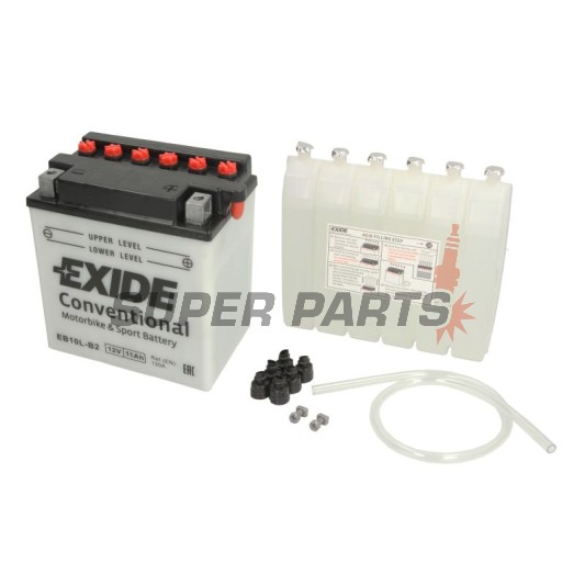 Акумулатор -EXIDE- YB10L-B2, 11Ah 12V