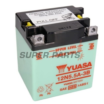 Акумулатор -YUASA- 12N5.5A-3B, 6Ah 12V
