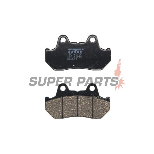 Накладки -TRW- MCB544, Honda CBR 1000F (1987-1988), CBX 1000/1100F Pro Link (1981-1983), CN 250 Helix (1986-2000), CX 500/650 Euro & Turbo (1982-1986), GL 650 Silverwing (1983), NS 400R (1985-1988), VF 400/500/700F Interceptor (1982-1987), VFR 700F/75