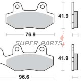 Накладки -TRW- MCB689, Kawasaki KLF/KVF/KX/KLX, Kymco Agility/Grand Dink/Stryker, Suzuki Burgman, Peugeot Satelis, Honda Rebel/NSR, Husqvarna TE 610, Yamaha YZ (1989-2017)