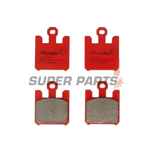 Накладки -BREMBO- 07SU26SA, Kawasaki Ninja ZX-6R 636, ZX-10R, ZX-12R; Suzuki GSX-R1000