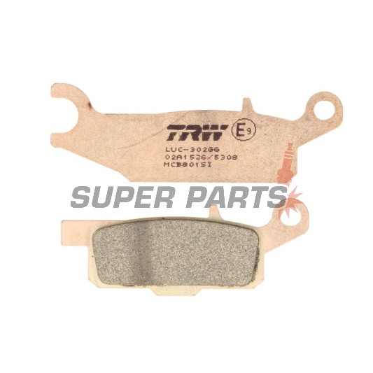 Накладки -TRW- MCB801SI, Yamaha YFM Raptor 250/250R, Grizzly 550/700/700F Auto 4x4 EPS (2006-2018)