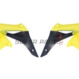 Предни странични пластмаси -POLISPORT- черно/жълто, SUZUKI RM-Z 250 2010-2018