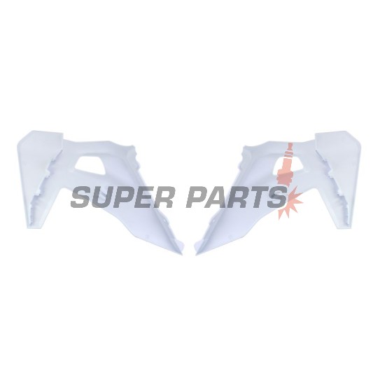 Предни странични пластмаси -POLISPORT- бели, HUSQVARNA FC, FE, TC, TE 50-450 2019-2023