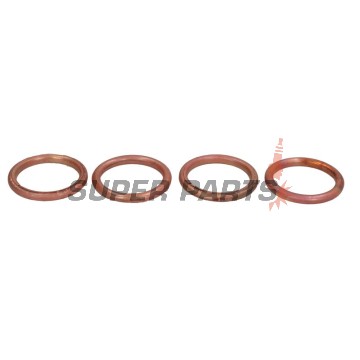 Гарнитура за ауспух -WINDEROSA- Honda CB 350 1972-1974, Honda CB 400 1975-1977, Yamaha FJ 600 1984-1985, Yamaha FZ 600 1986-1988, Yamaha FZ 700 1987, Yamaha FZ 750 1985-1986, 1988, Yamaha FZR 750 1987-1988, Yamaha FZX 700 1986-1987