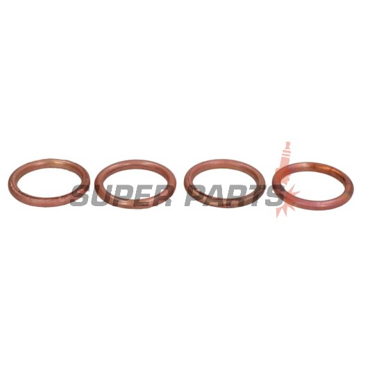 Гарнитура за ауспух -WINDEROSA- Honda CB 350 1972-1974, Honda CB 400 1975-1977, Yamaha FJ 600 1984-1985, Yamaha FZ 600 1986-1988, Yamaha FZ 700 1987, Yamaha FZ 750 1985-1986, 1988, Yamaha FZR 750 1987-1988, Yamaha FZX 700 1986-1987