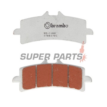 Накладки -BREMBO- 07BB37SR, Ducati Panigale / Diavel / 1098 / 1198, BMW S1000RR, Aprilia RSV4, KTM Super Duke, Suzuki Hayabusa / GSX-R, MV Agusta F3 / F4