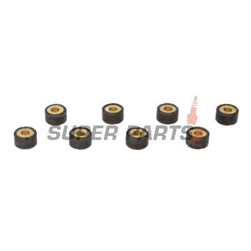 Ролки за вариатор -RMS- 20x12mm, 15.3g, 8бр, Kymco Downtown 300 2008-2016, Kymco K-XCTi 300 2012-2014, Kymco People 300 2010-2016, MBK Kilibre 300 2003, MBK YP 180 2003, Yamaha VP 300 2003-2004, Yamaha XC 300 2003-2006
