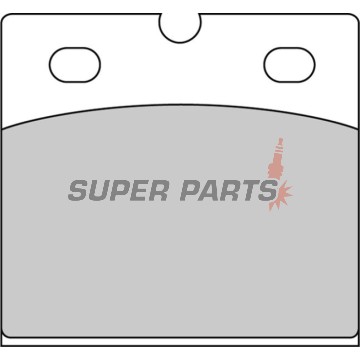 Накладки -FERODO- FDB108P, Aprilia AF1, Benelli 350/500/650/SEI, BMW K/R/K1, Ducati Monster/SS/Paso, Laverda, Moto Guzzi California/Le Mans, MZ ETZ/Saxon/Silver Star 1974-2007