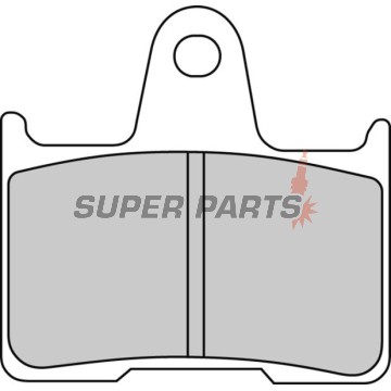 Накладки -FERODO- FDB2111ST, Kawasaki GTR 1400 / ZX-7RR 750 / ZZR 1400, Suzuki GSF Bandit 650 / GSX 1400 / GSX-R 600 / 750 / 1000 1996-2015