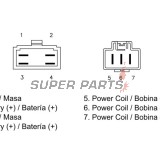 Реле за зареждане -DZE- реле-регулатор, 12V, 35A, HONDA CBR 600 2001-2006