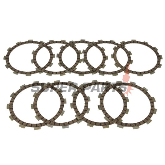 Съединител комплект (дискове) -TRW- MCC455-9, Gas Gas EC250F/250 4T (2010-2014), Yamaha WR250F (2001-2017), Yamaha YZ250F/YZ250FX (2001-2016)
