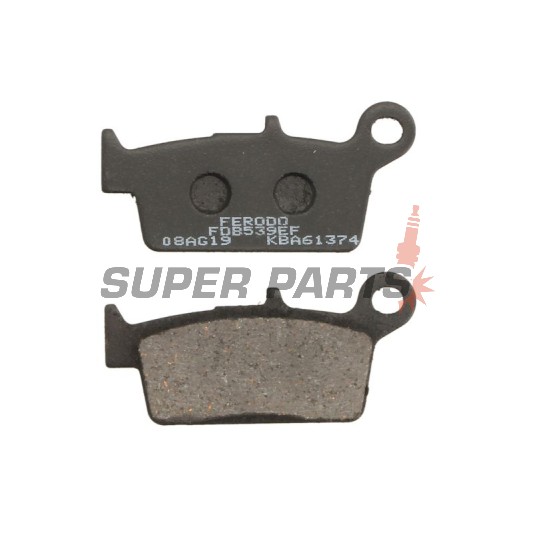 Накладки -FERODO- FDB539EF, Gas Gas EC / MC, Honda CR / XR, Kawasaki KLX / KX, Suzuki DR / DR-Z / RM, Yamaha YZ 125-650 1987-2012