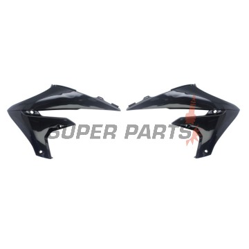 Предни странични пластмаси -POLISPORT- черни, YAMAHA YZ 250/450 2018-2023