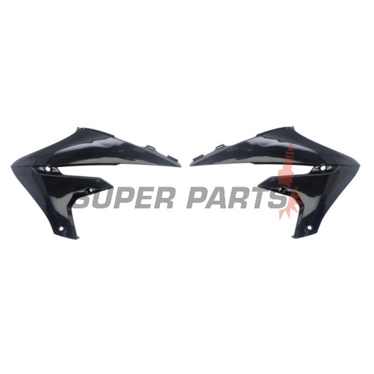 Предни странични пластмаси -POLISPORT- черни, YAMAHA YZ 250/450 2018-2023