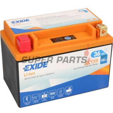 Акумулатор -EXIDE- ELTX9, 36Wh (3Ah), 12V, Lithium-ion