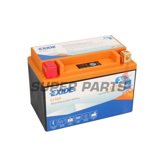 Акумулатор -EXIDE- ELTX9, 36Wh (3Ah), 12V, Lithium-ion