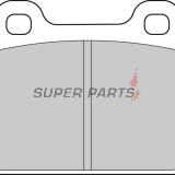 Накладки -FERODO- FDB2136SG, LYN Enduro / GLX 5009 ST / Rave Special / Gran Touring 700 1998-2000