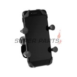 Стойка за телефон -4 RIDE- с USB зарядно, анти-вибрационна - универсална