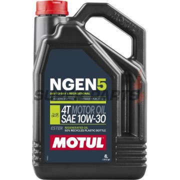 Двигателно масло -MOTUL- 10W30, полу-синтетика, 4L
