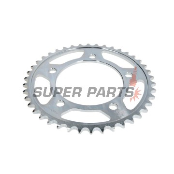 Заден пиньон -JT- JTR1304,42, 42 зъба, стоманен, Honda CB 600 1998-2013, CB 650 2014-2019, CBF 500 2004-2008, CBF 600 2004-2013, CBR 600 1997-2000, 2011-2014, CBR 650 2014-2018, CBR 900 1996-1999, VT 750 1997-2007, 2010-2013