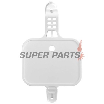 Мотокрос маска/табелка за номер -POLISPORT- бяла, HONDA CRF 50 2004-2023