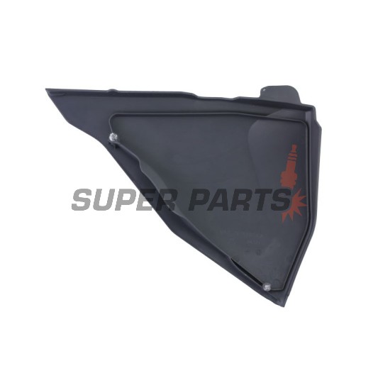 Капак/пластмаса въздушен филтър -POLISPORT- сив, KTM EXC, EXC-F 150-450 2020-2023