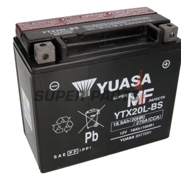 Акумулатор -YUASA- YTX20L-BS, 19Ah 12V