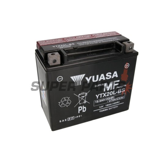 Акумулатор -YUASA- YTX20L-BS, 19Ah 12V